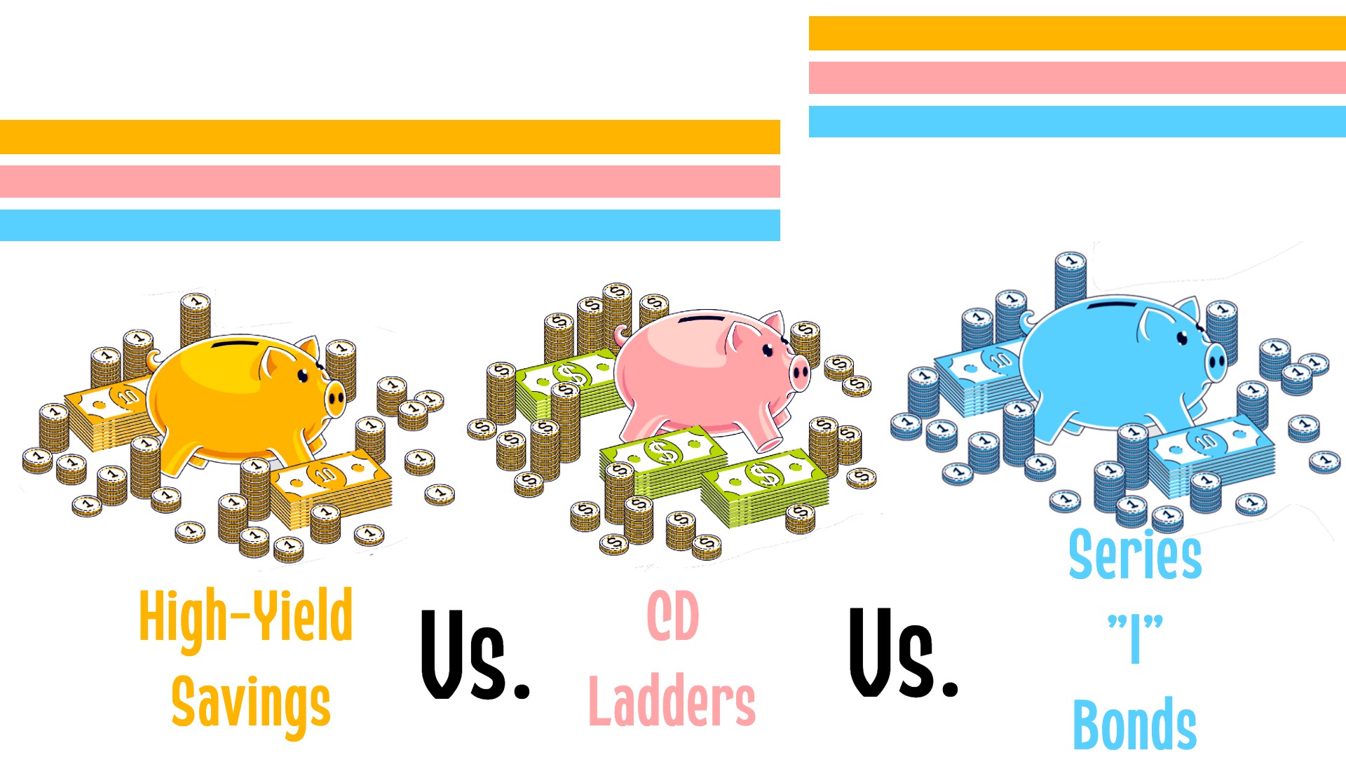 High-Yield Savings vs CD Ladders vs Series I Bonds