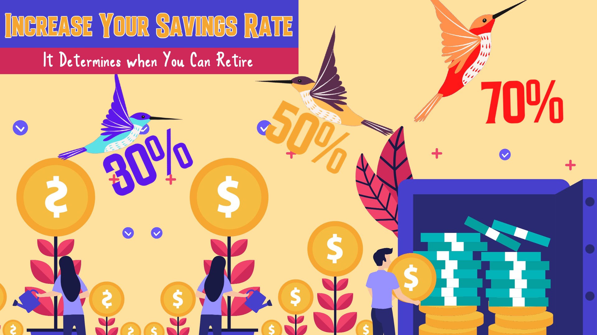 Increase Your Savings Rate: It Determines When You Can Retire