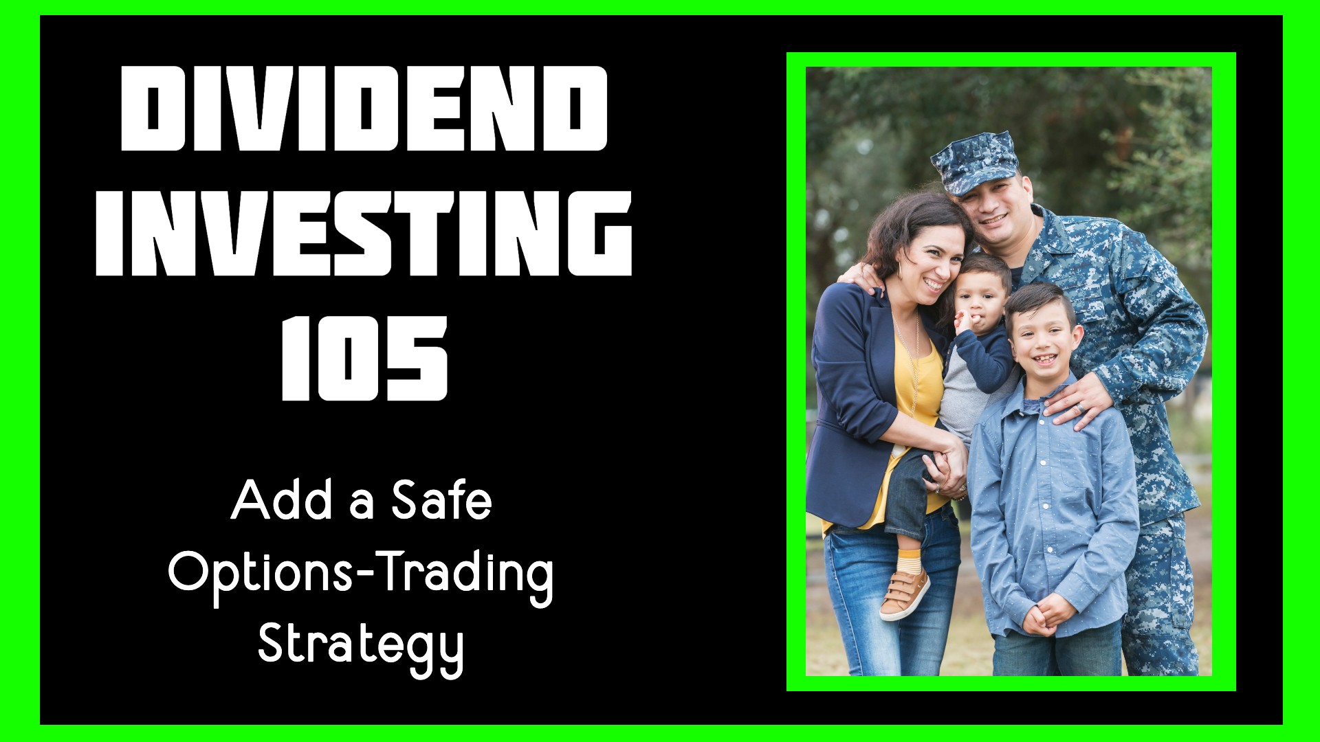 Dividend Investing 105 Options Trading